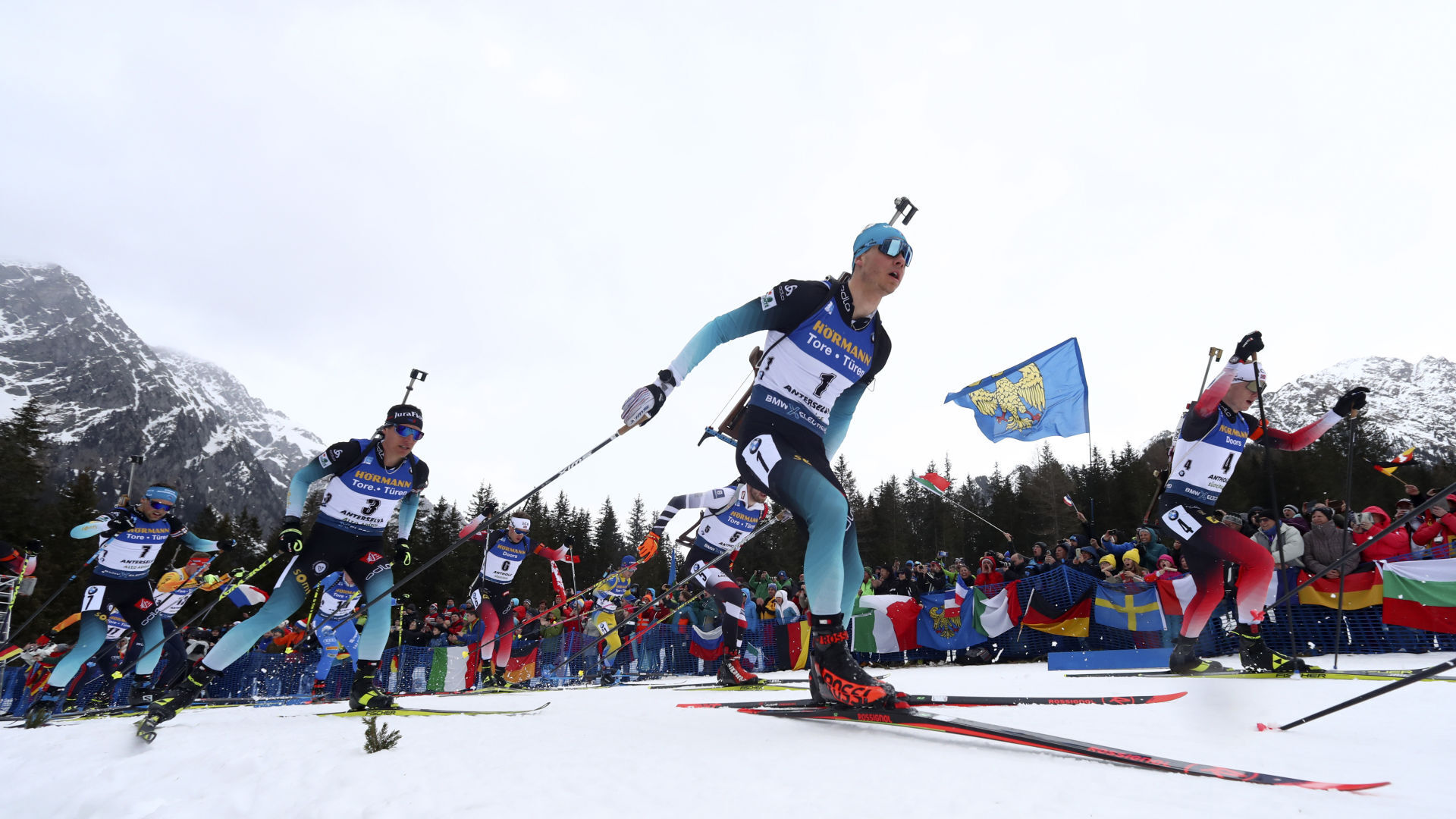 APTOPIX Italy Biathlon World Championships